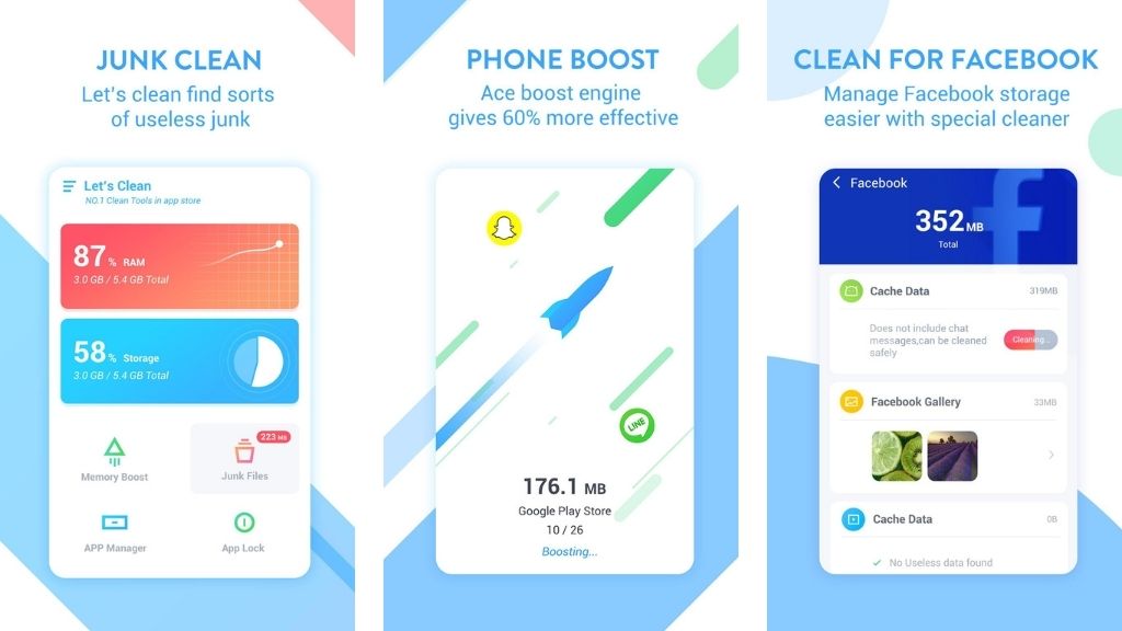 Ace Cleaner (Boost Speed Free) - Cache Cleaner For Android