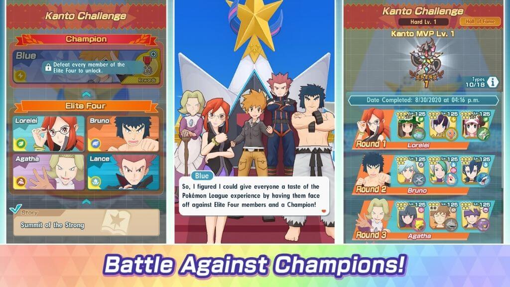 Battle againts champions