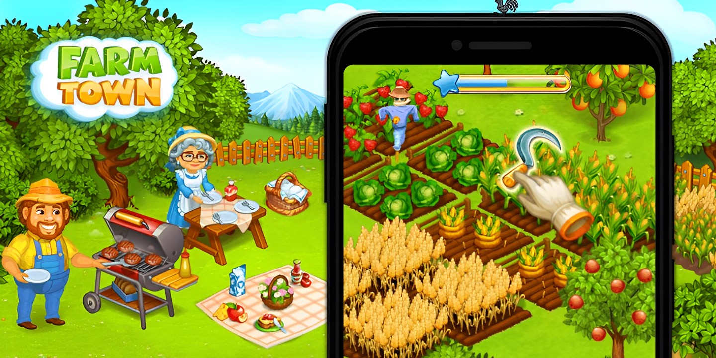 Farm Town MOD Apk Cover