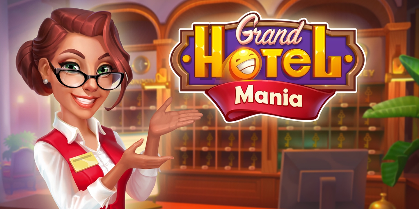 Grand Hotel Mania Hotel games MOD Apk Cover