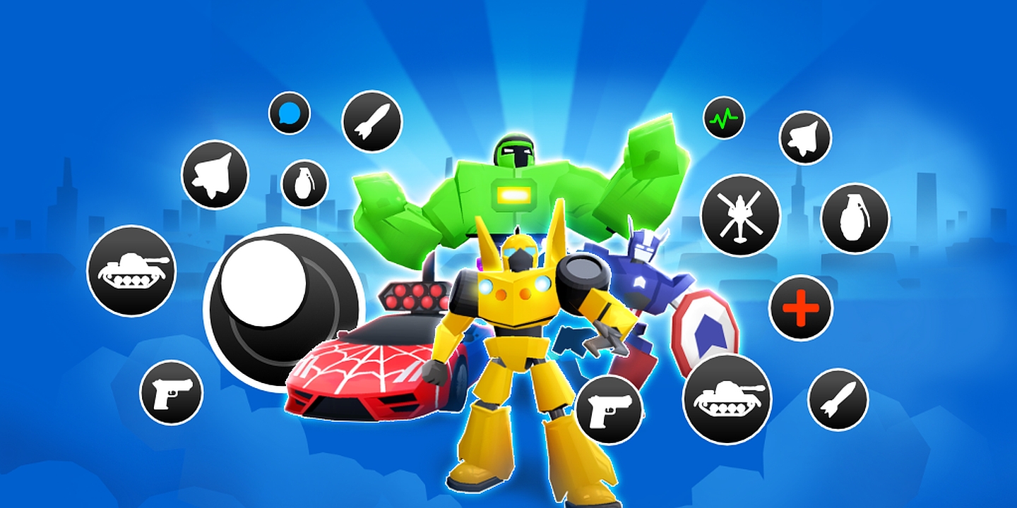 Merge Battle Car Robot Games MOD Apk Cover